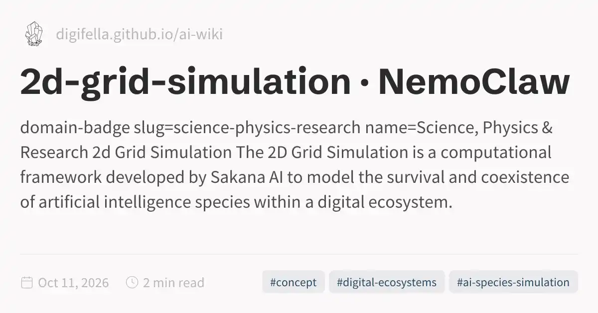 Grid Method Simulation 2d-grid-simulation · NemoClaw
