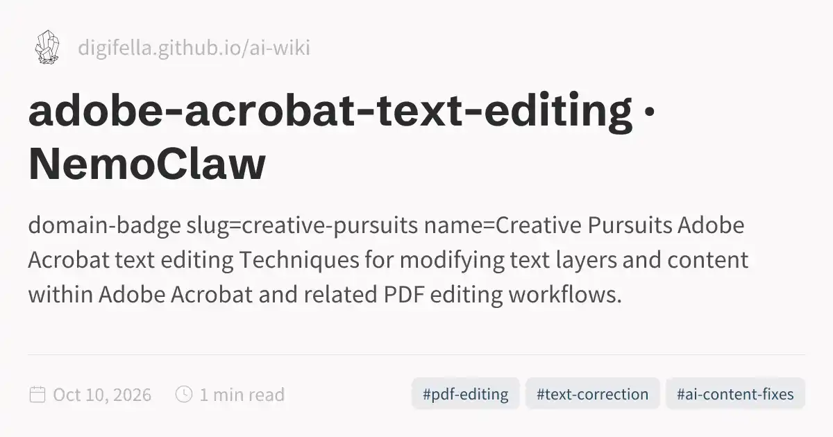adobe-acrobat-text-editing · NemoClaw