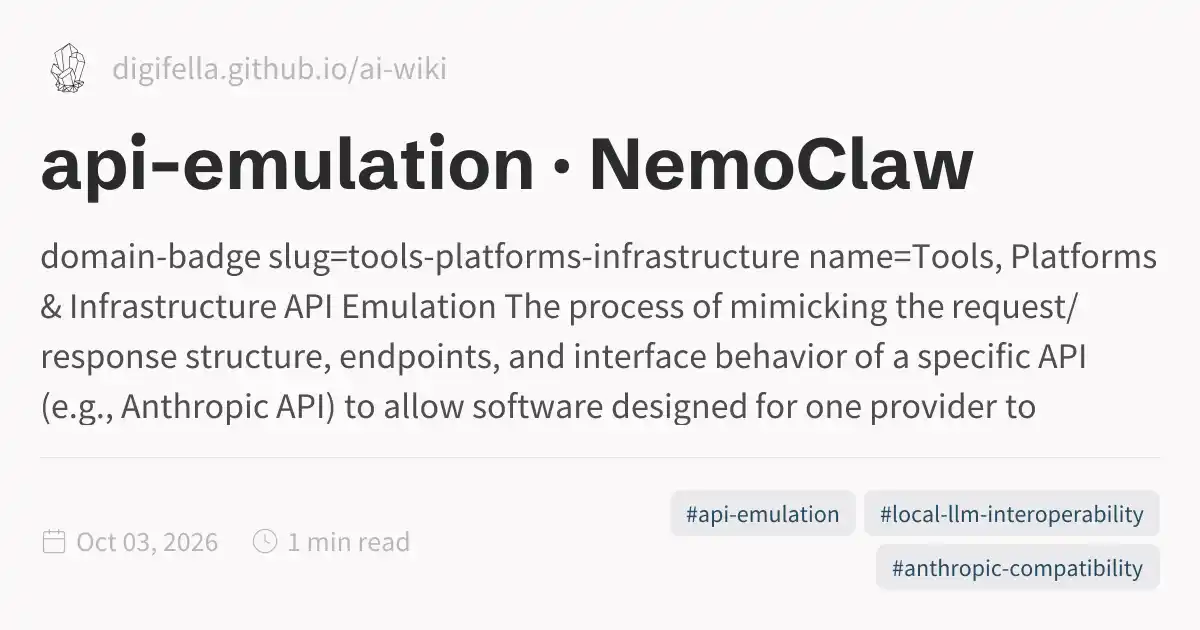 api-emulation · NemoClaw