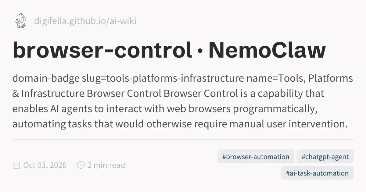 browser-control · NemoClaw