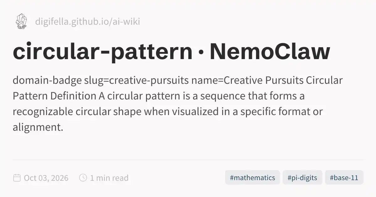 circular-pattern · NemoClaw