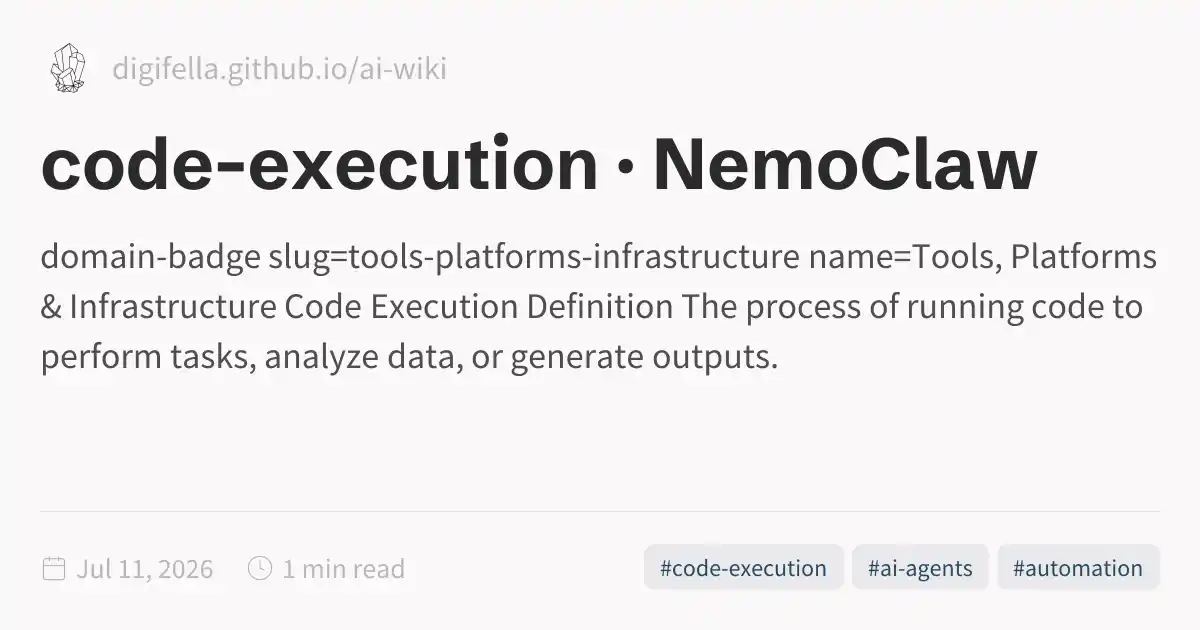 code-execution · NemoClaw
