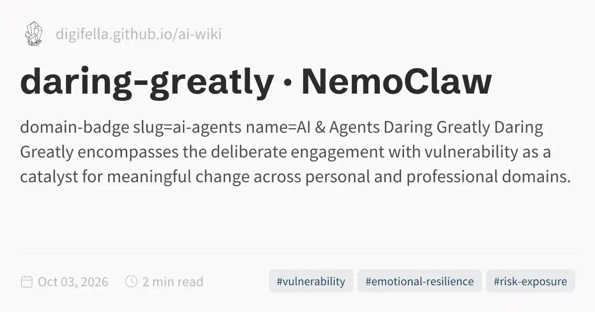 daring-greatly · NemoClaw