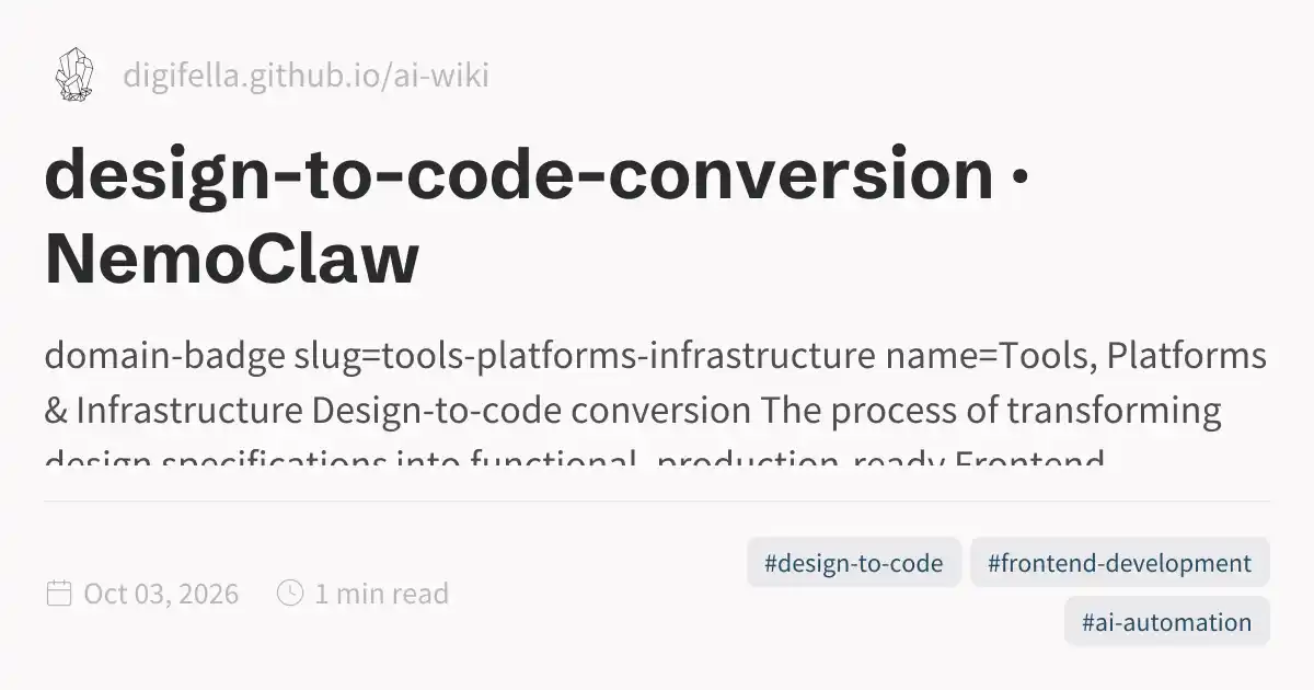 design-to-code-conversion · NemoClaw