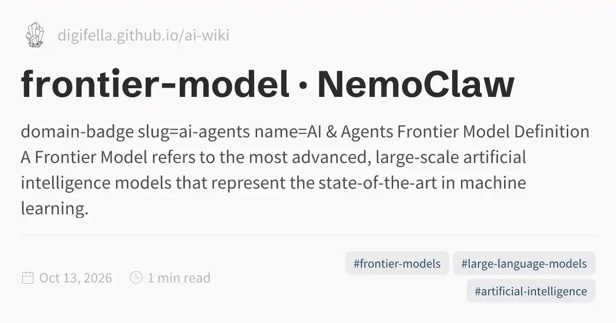 frontier-model · NemoClaw