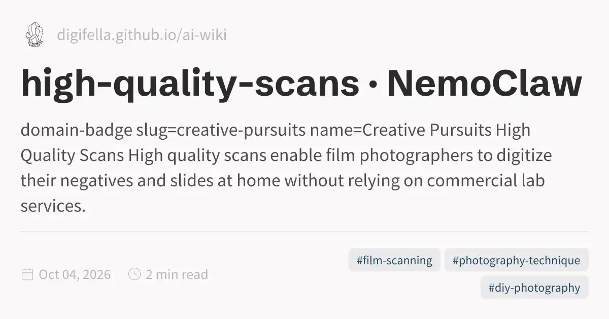 high-quality-scans · NemoClaw