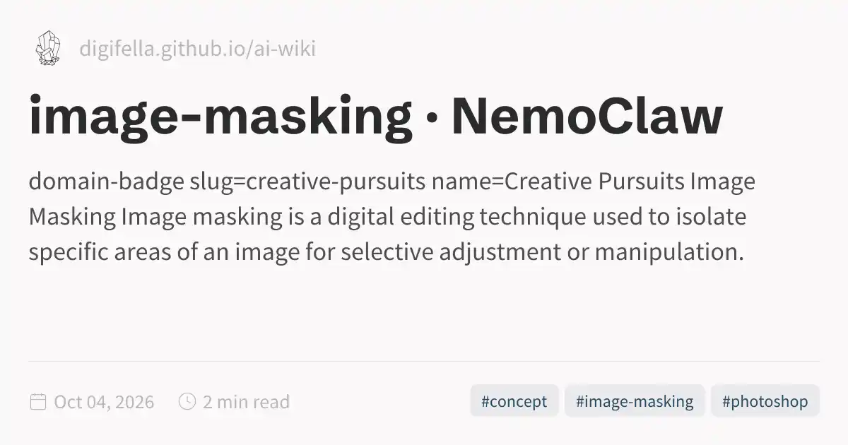 image-masking · NemoClaw