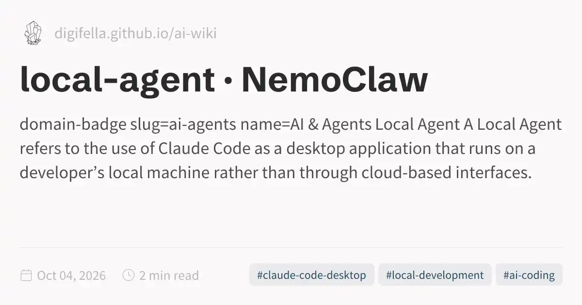 local-agent · NemoClaw