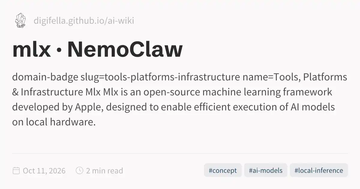 Search Mlx Sign mlx · NemoClaw