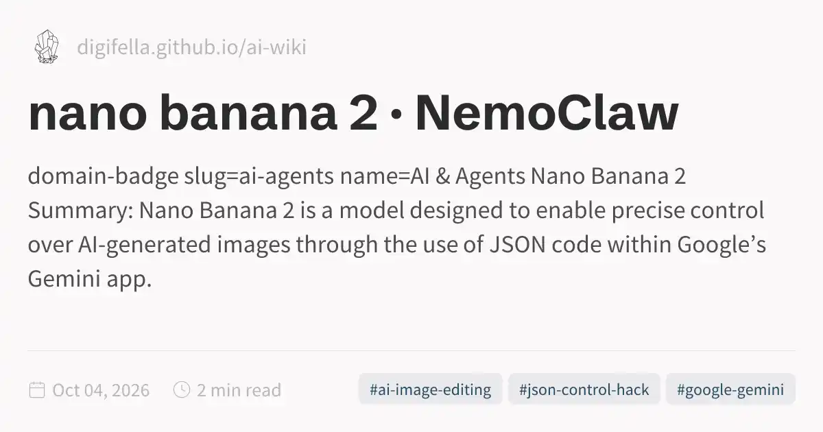 nano banana 2 · NemoClaw