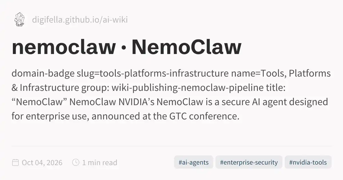 nemoclaw · NemoClaw