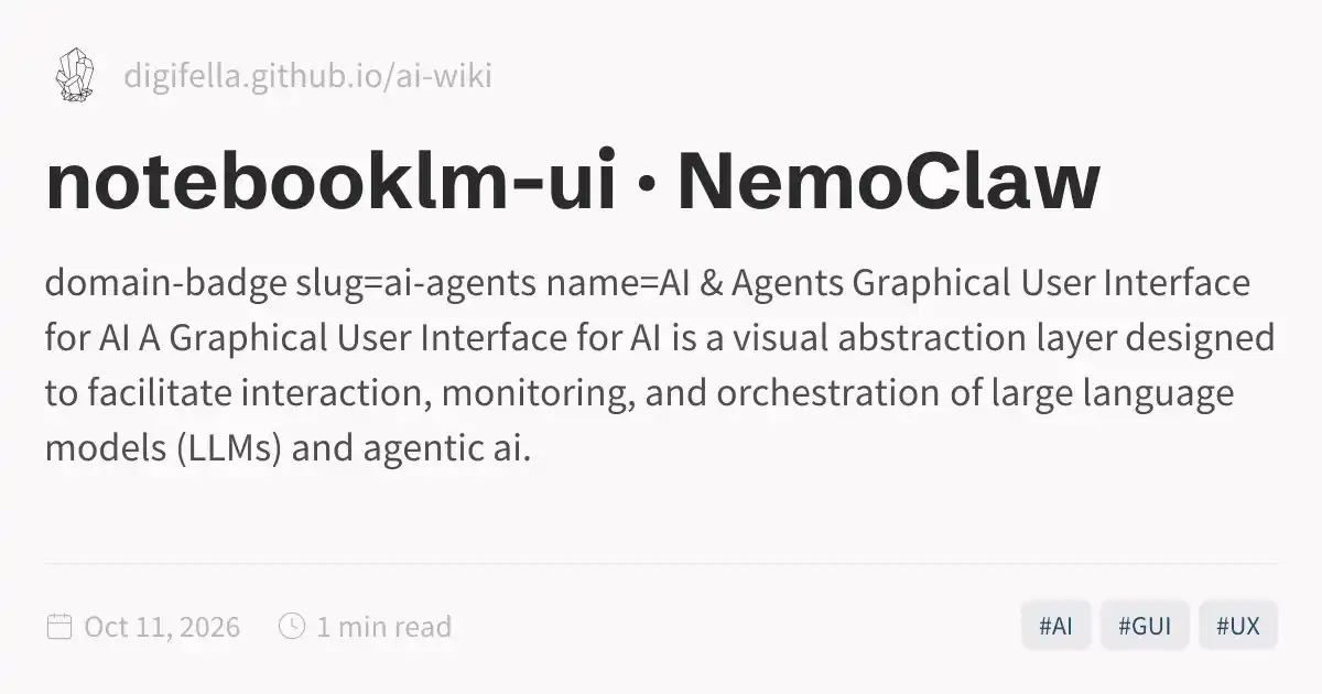 notebooklm-ui · NemoClaw