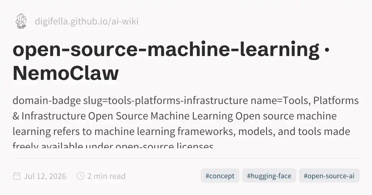 open-source-machine-learning · NemoClaw
