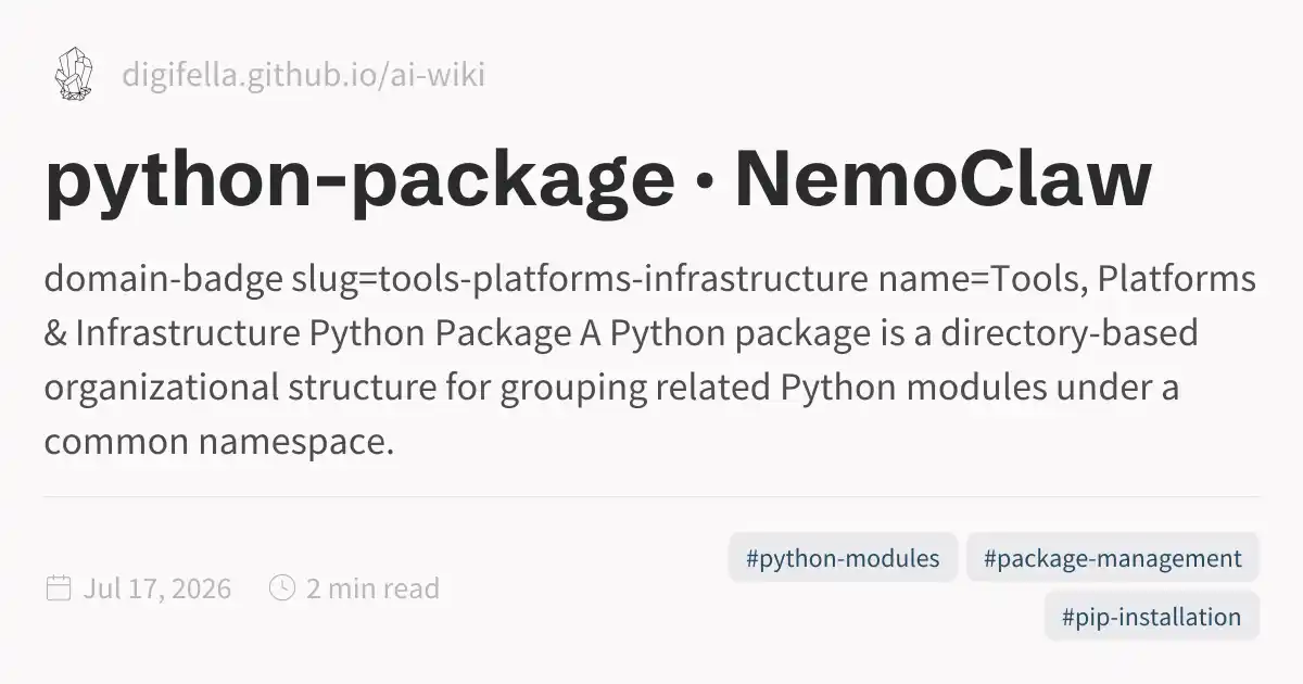 python-package · NemoClaw