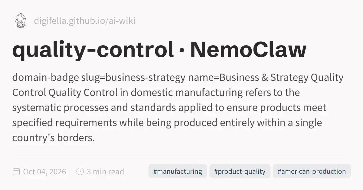 quality-control · NemoClaw