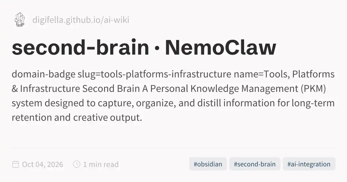 second-brain · NemoClaw