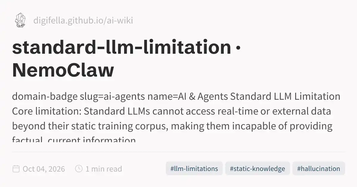 standard-llm-limitation · NemoClaw