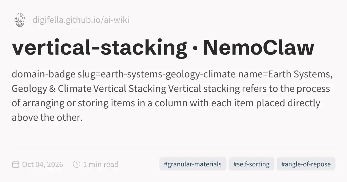 Stack Vertically vertical-stacking · NemoClaw