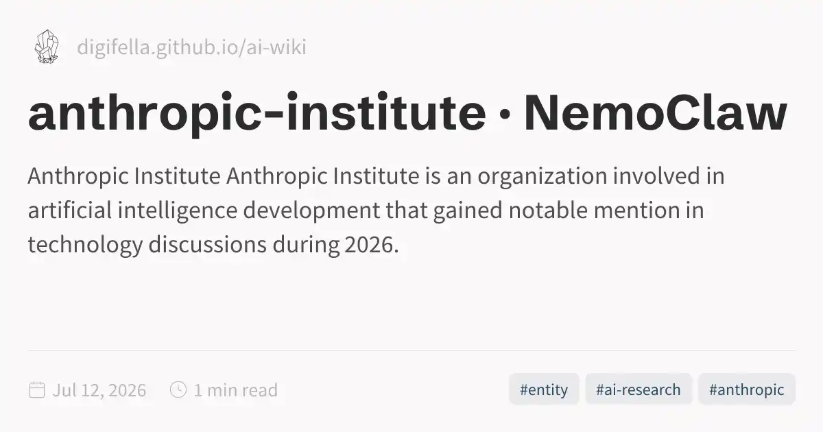 anthropic-institute · NemoClaw