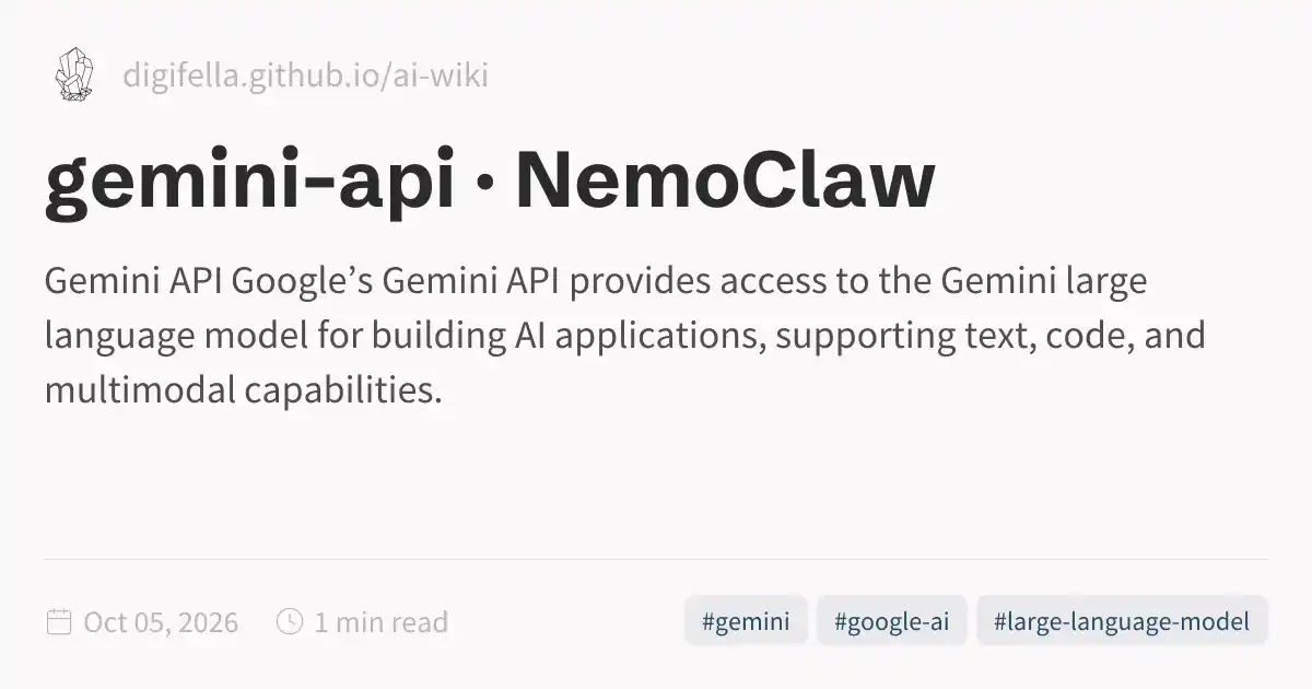 gemini-api · NemoClaw