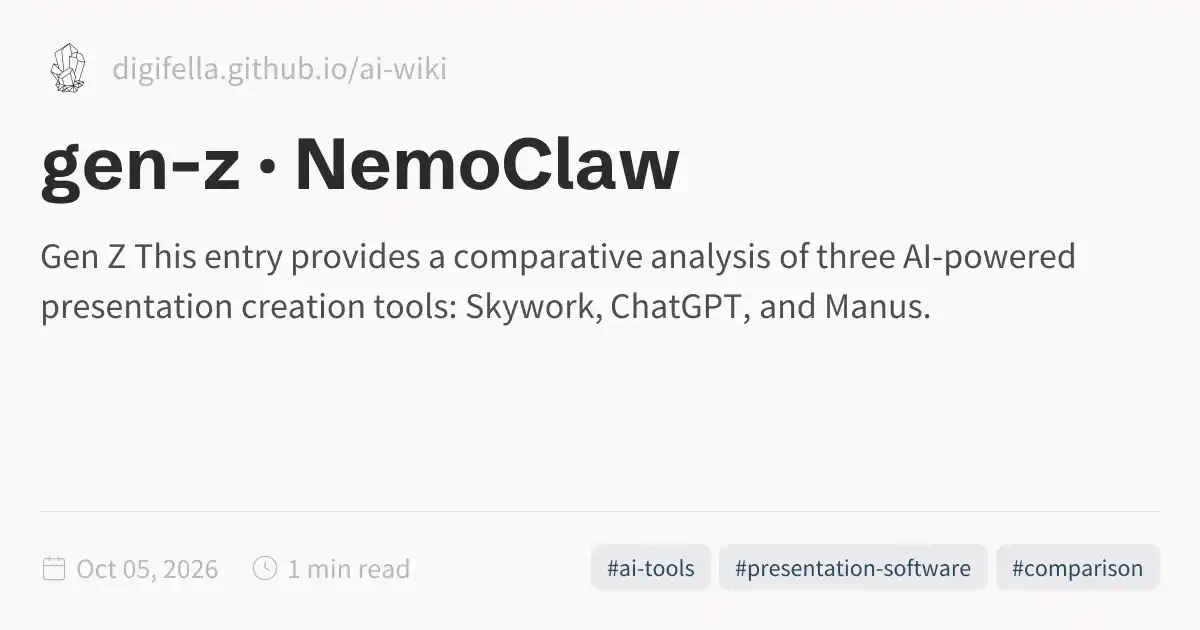 gen-z · NemoClaw