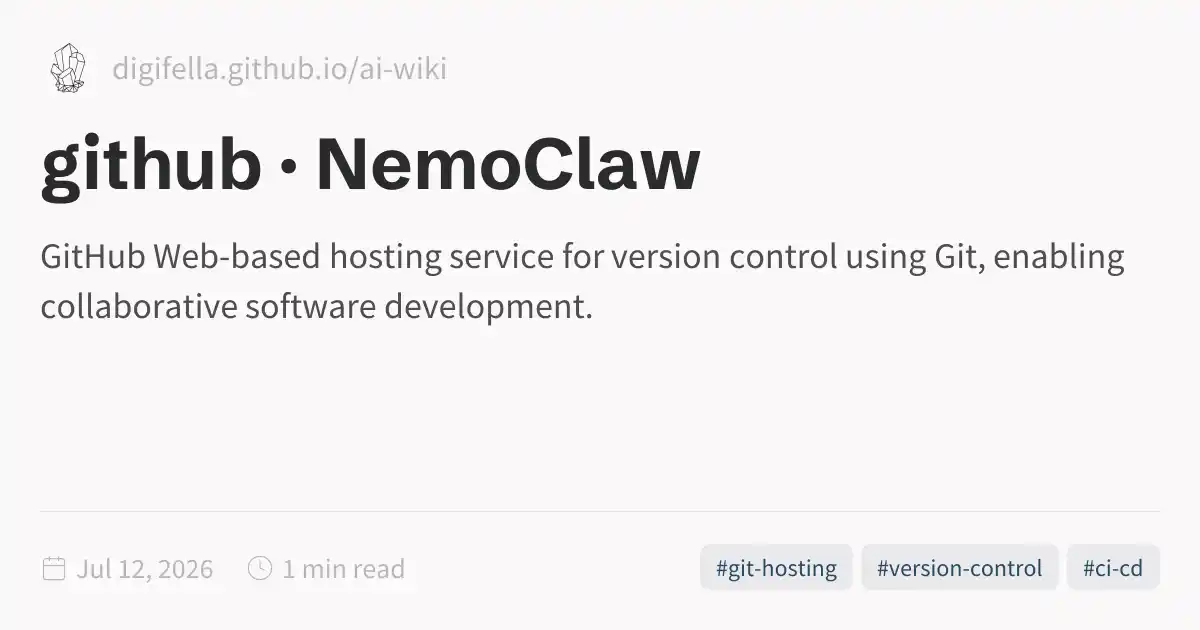 github · NemoClaw