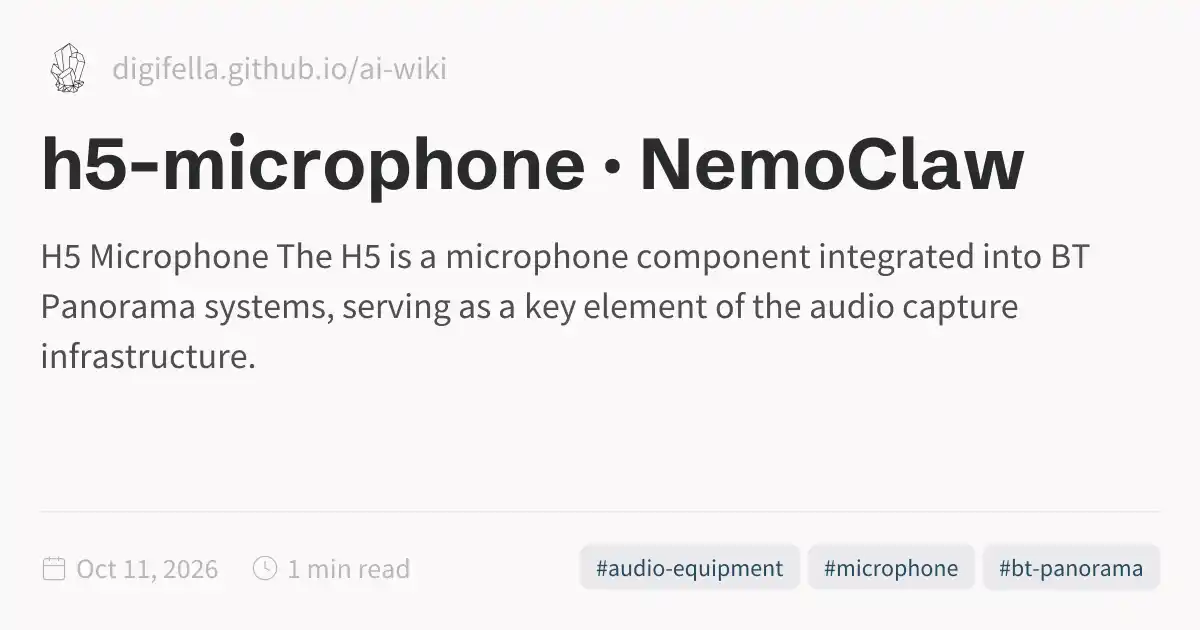 h5-microphone · NemoClaw