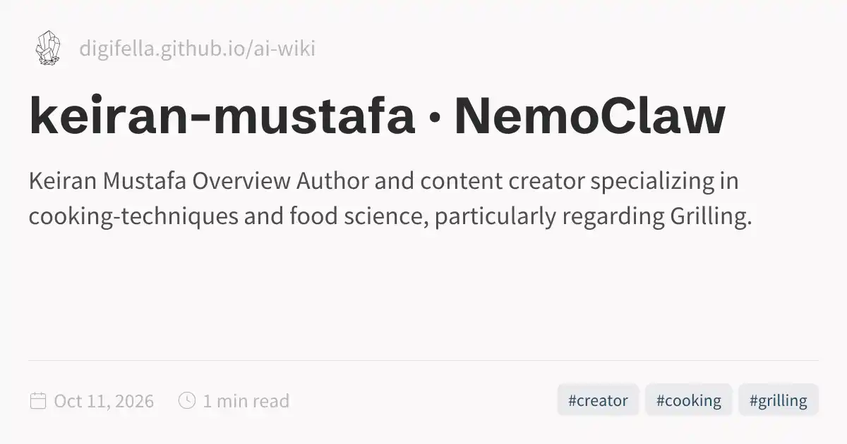 Mustafa Reader keiran-mustafa · NemoClaw