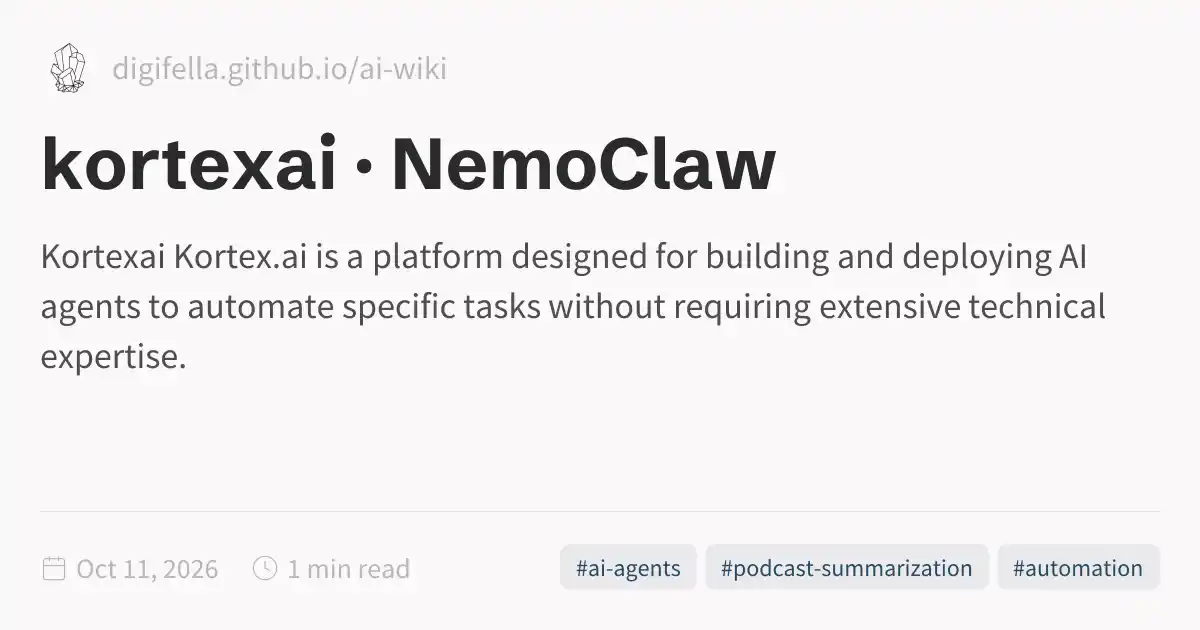 kortexai · NemoClaw