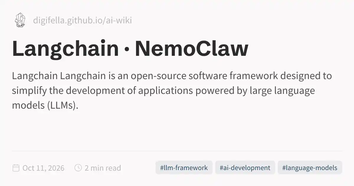 Langchain · NemoClaw