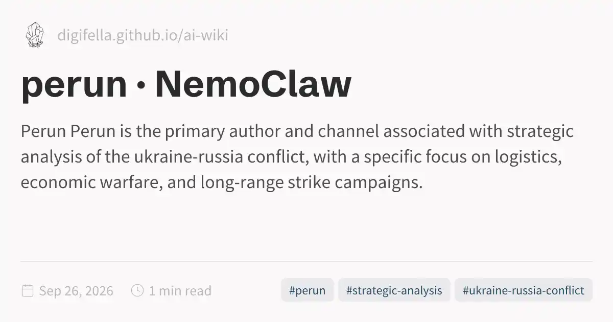 perun · NemoClaw