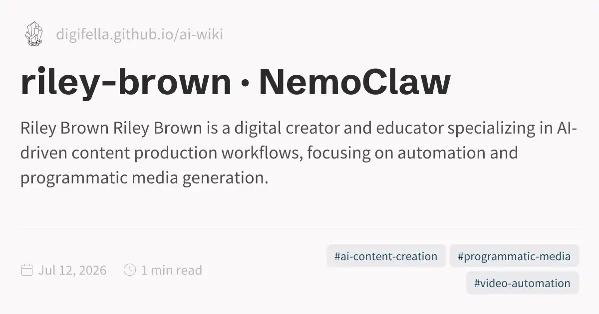riley-brown · NemoClaw