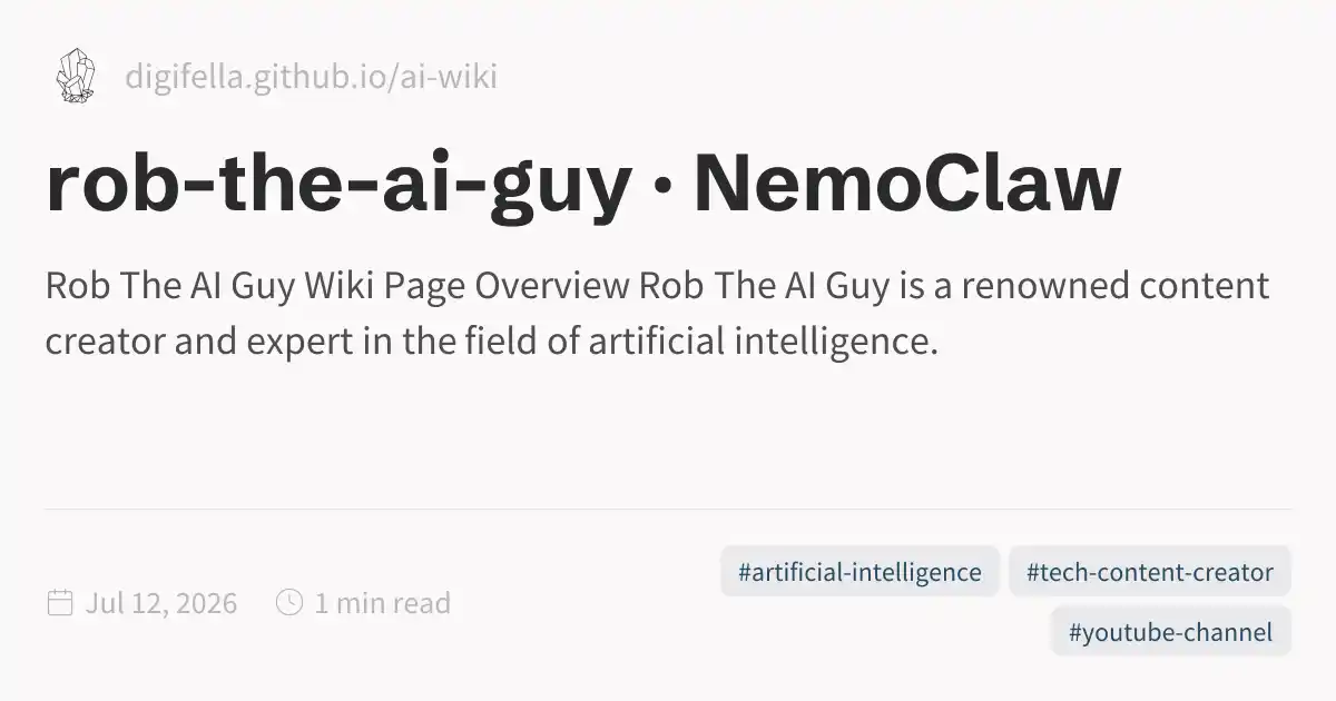 rob-the-ai-guy · NemoClaw
